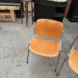 Suite of 18 DSC106 chairs by Giancarlo PIRETTI for Castelli