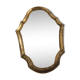 Louis XV-style gilded wood mirror - 22x33cm