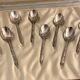 12 mocha spoons or coffee in Ercuis silver metal in their original box