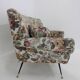 1950s Italian Curved "Banana" 3-Seater Sofa