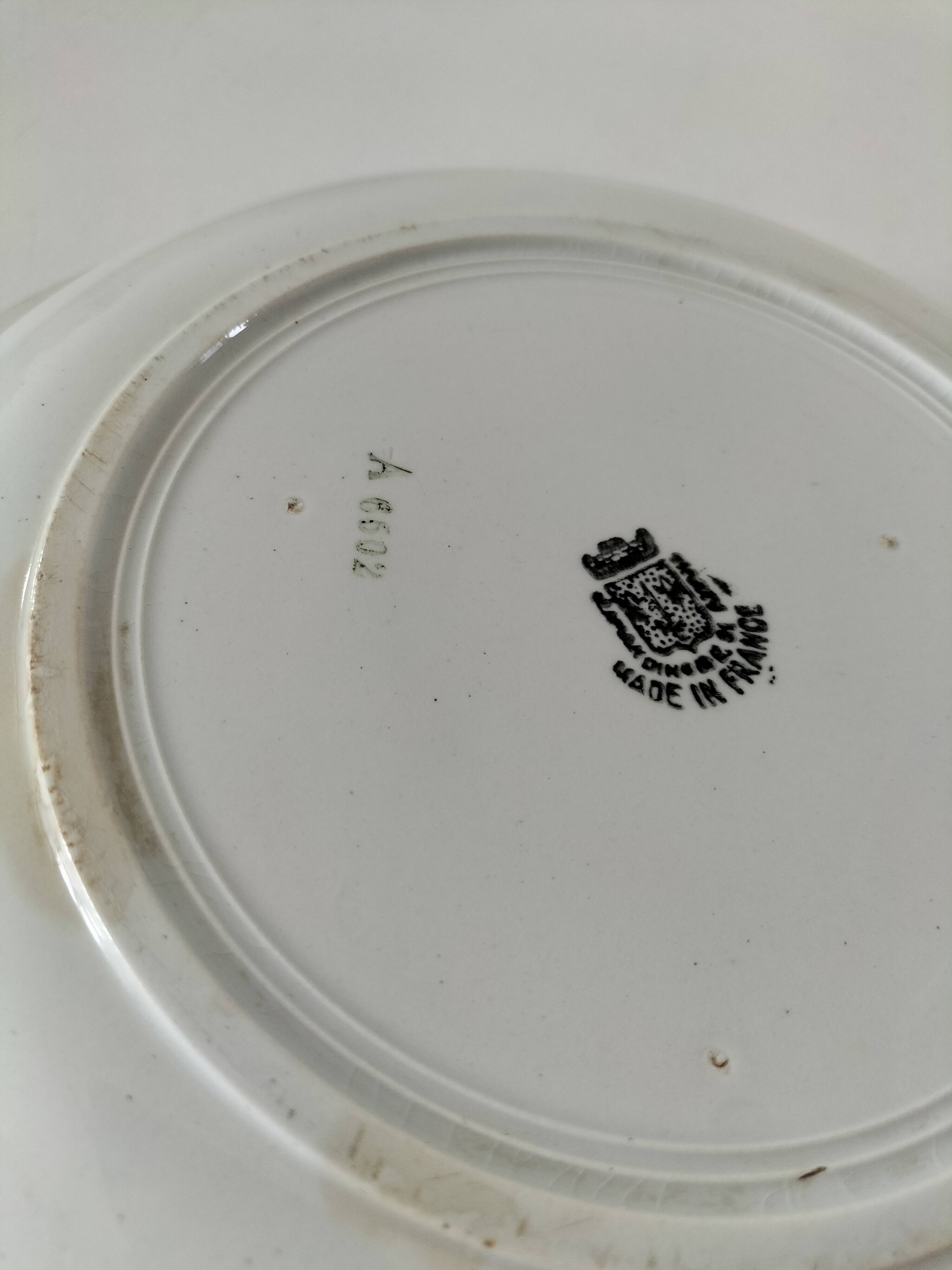 Plat creux Saint Amandinoise modèle 6502