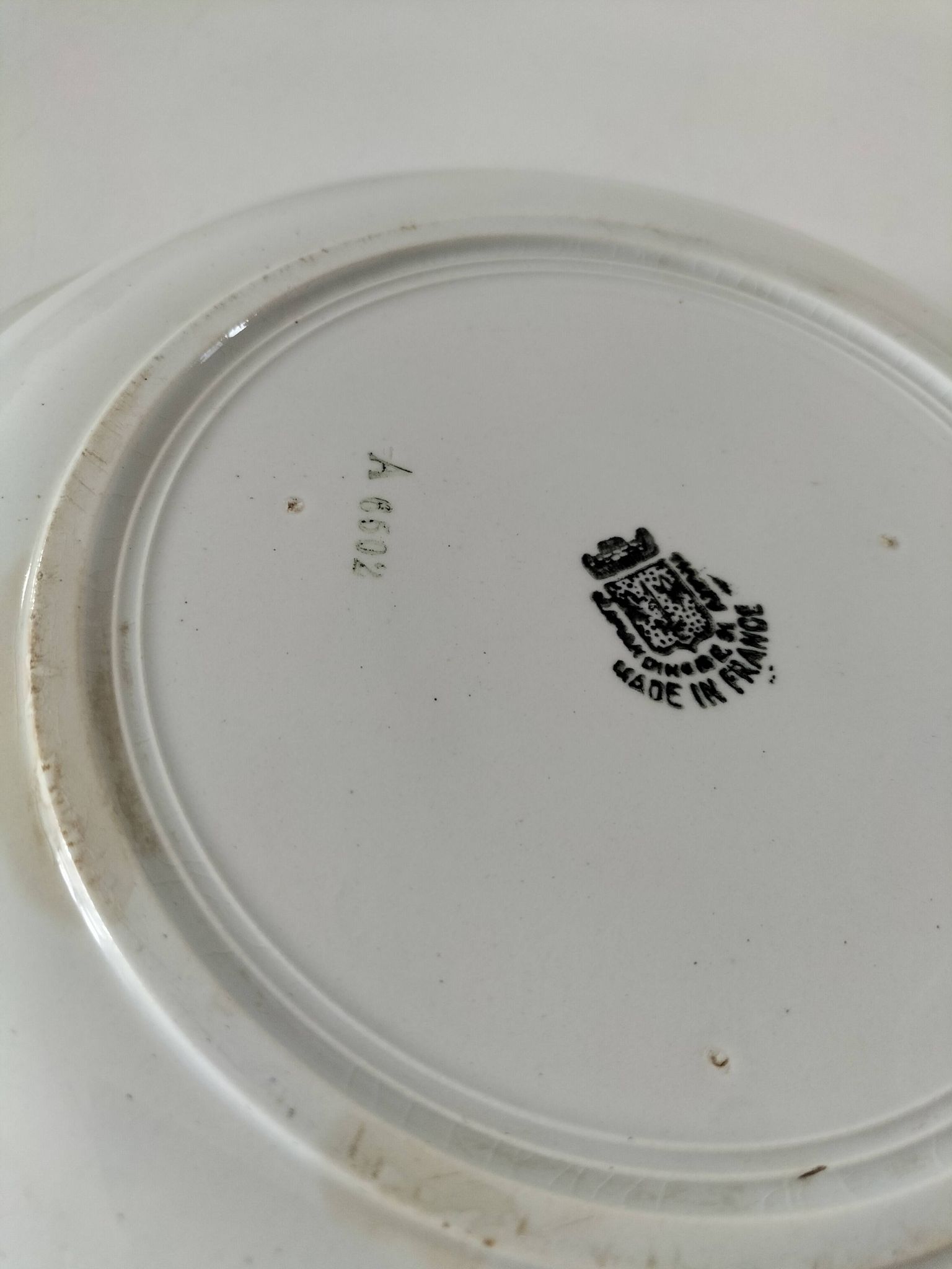 Plat creux Saint Amandinoise modèle 6502