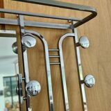 Art deco wall-mounted coat rack