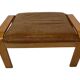 Vintage ikea poang tan cuir cantilever repose-pieds ottoman design