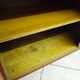 Vintage storage cabinet/sideboard with shelves, wood, formica, carlene