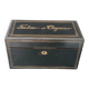 Coffret à tabac et cigares en bois et laiton Napoléon 3