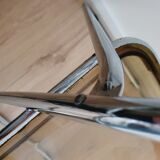 Trio of plexiglass folding chairs