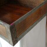 Painter's case in walnut and metal early XX