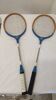 Raquettes de Badminton vintage