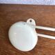 Patère, vintage beige metal coat rack
