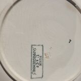 Set of 6 Sarreguemines snow plates