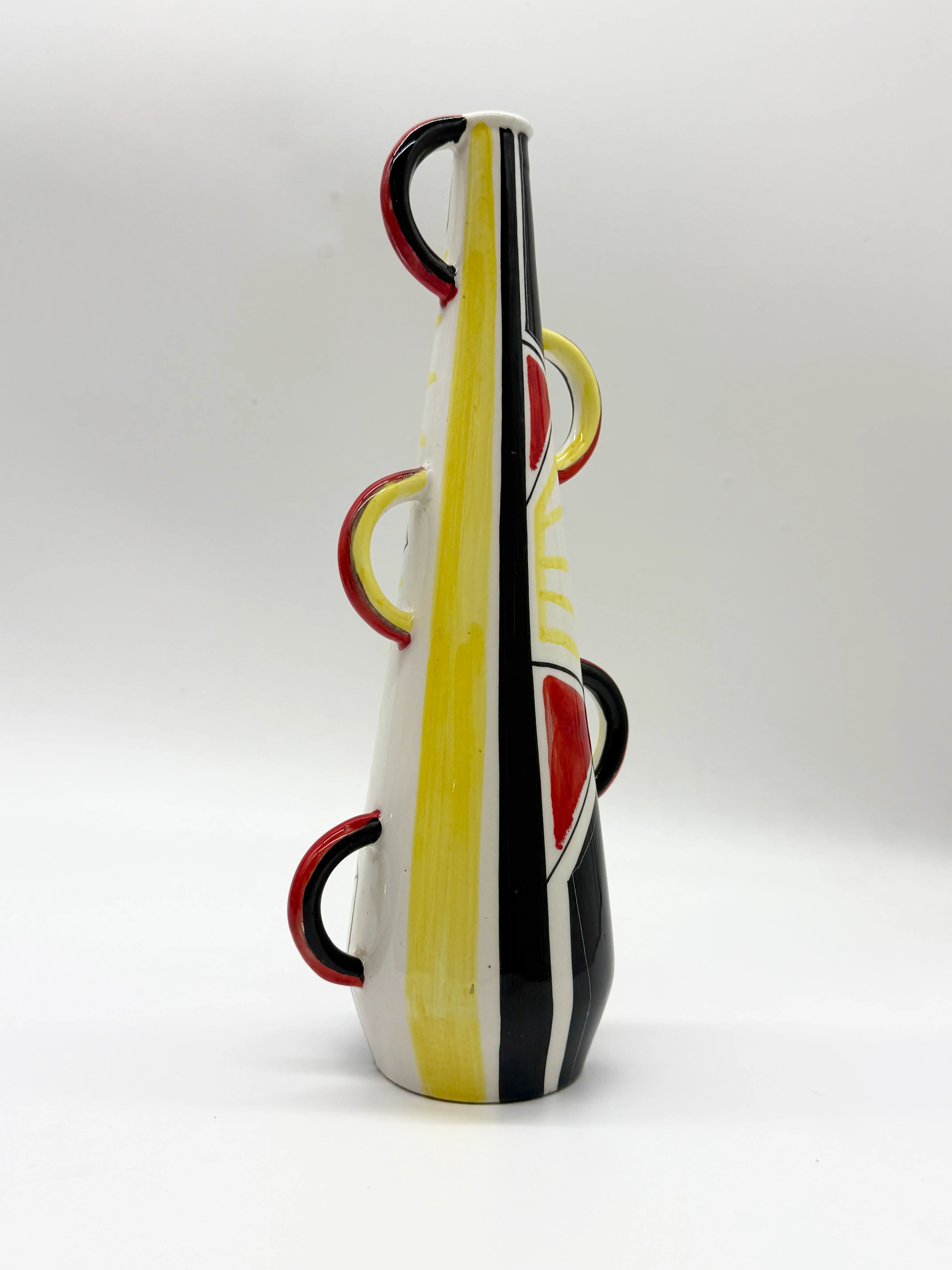 Vase sculptural – Coronettti Cunardo, Italie, 1980s