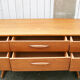 Sideboard 6 drawers in blond teak -1960/70