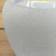 Set of 2 small vases like Frosted Boom grey/white and gold liseret