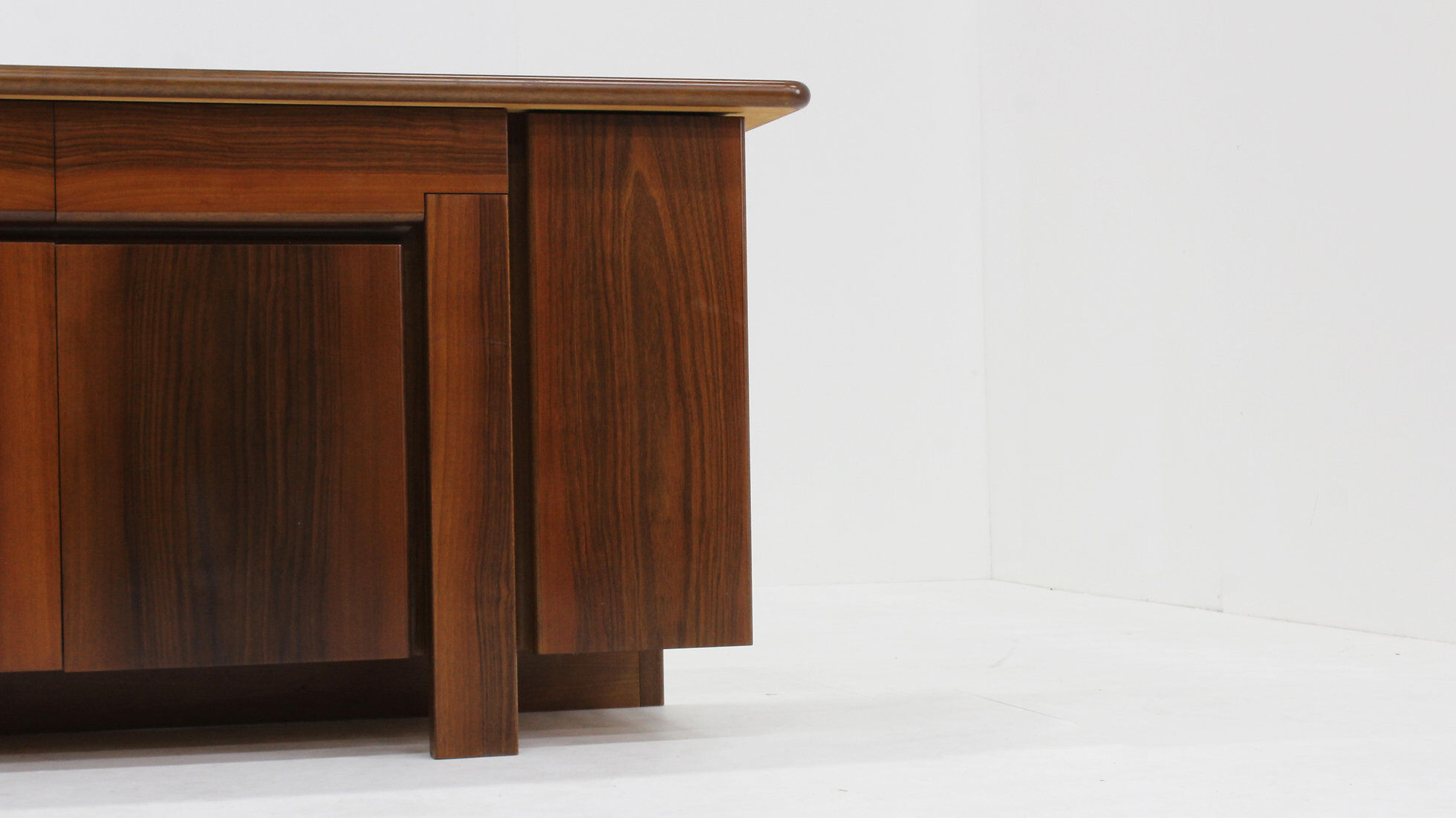Vintage Italian walnut sideboard 1960s