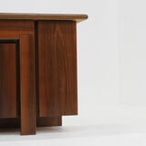 Vintage Italian walnut sideboard 1960s