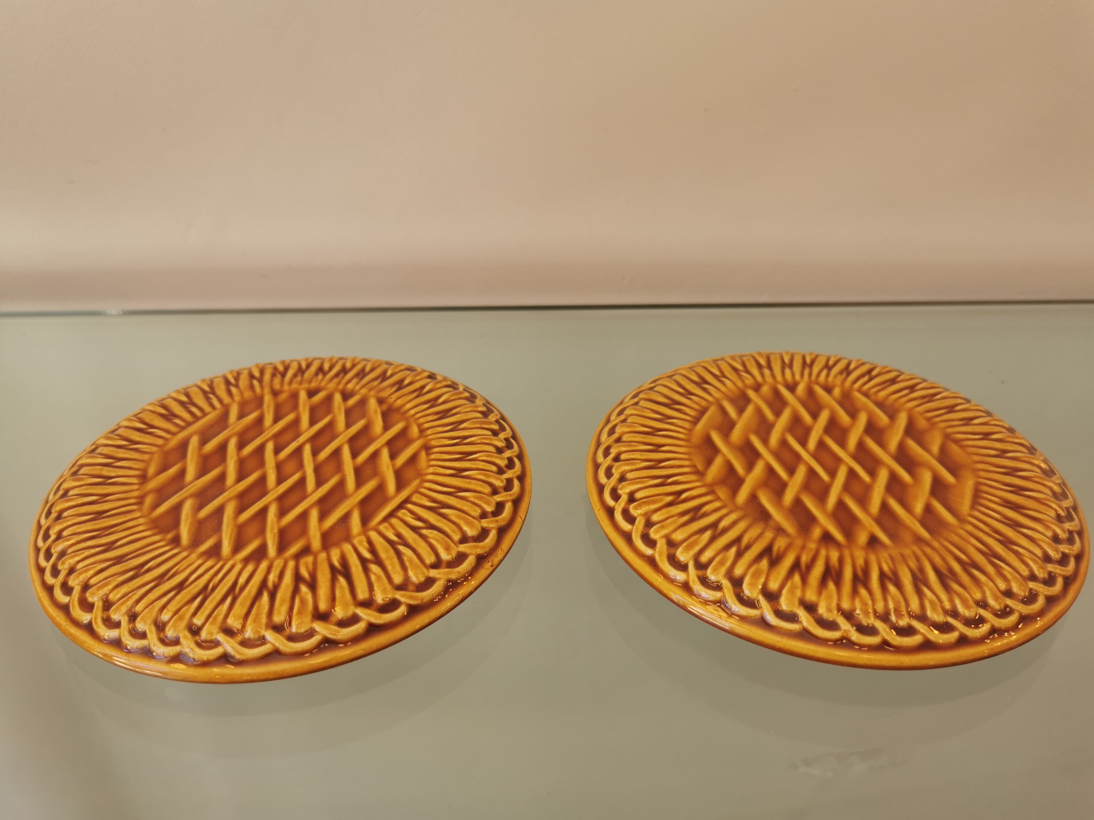 Vintage service of the faience factory of Gien, France 70s