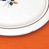 Dessert dish in earthenware Société Amandinoise Saint Amand