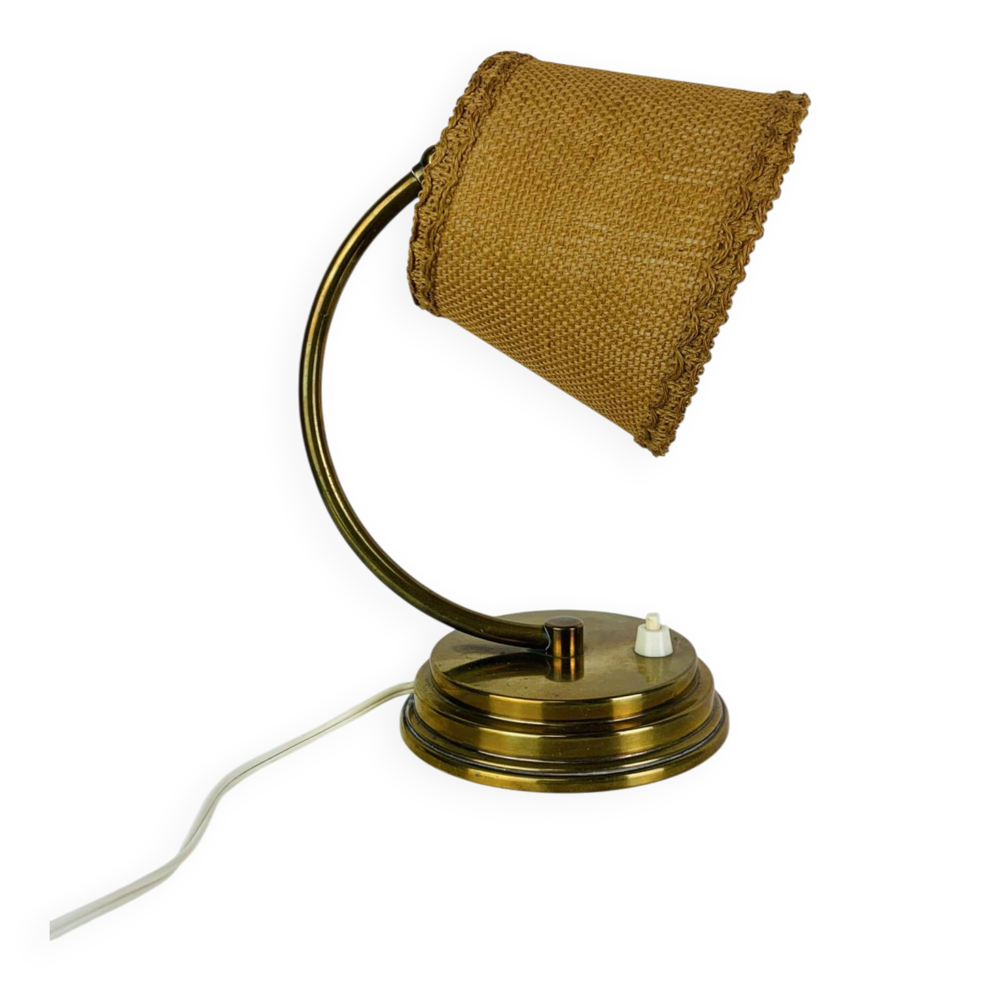 Lampe laiton art déco, années 40 