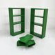 Green "Dodona 300" modular shelf by Ernesto Gismondi for Artemide, 1970