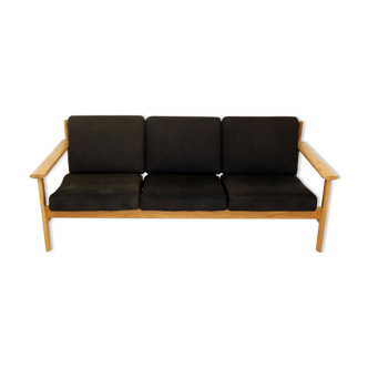 3-seater oak sofa, Sweden, 1960