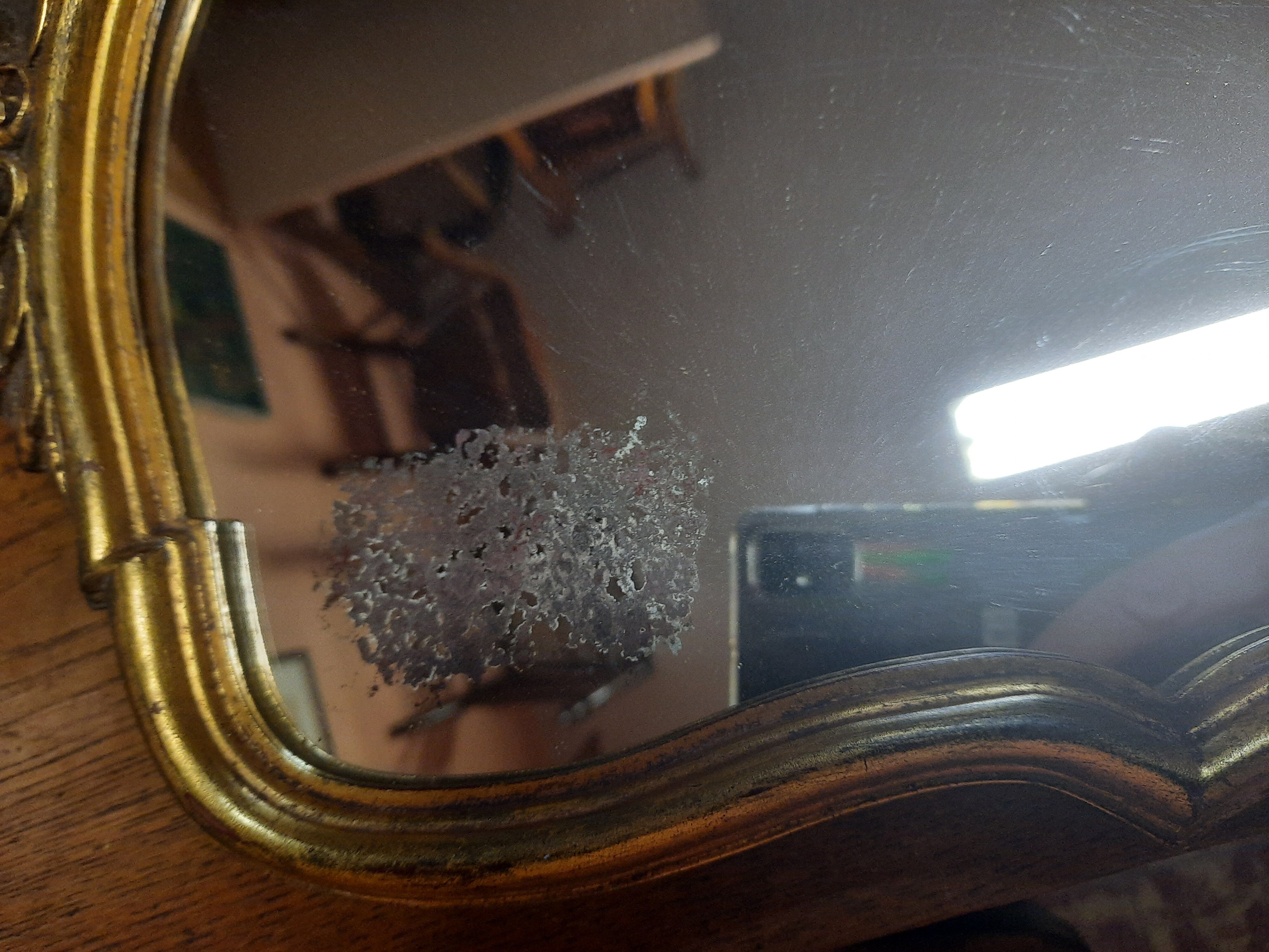 Baroque style mirror, 38x24 cm