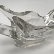 Vide-poche presse-papiers en forme d’oiseau, hirondelle en cristal