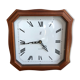 Old clock clock jaz quartz contour wood vintage