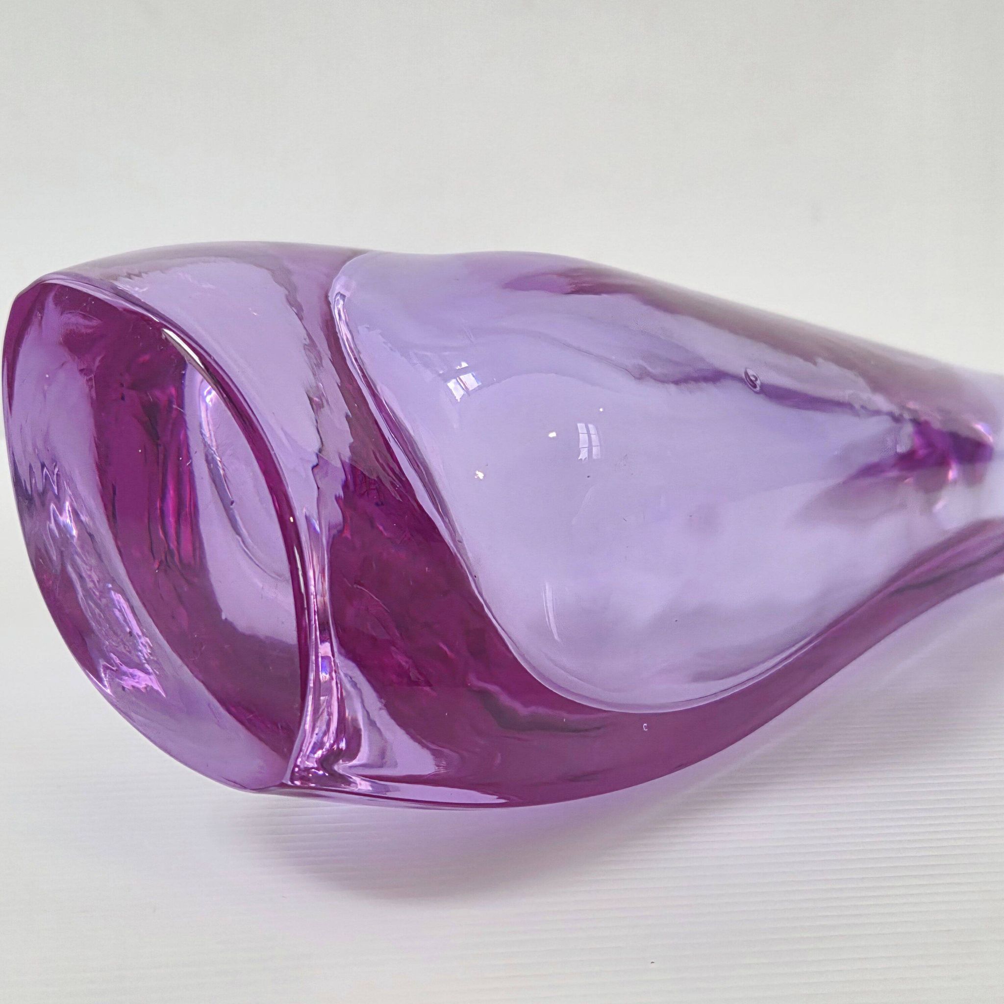 Vase vintage 1960 en verre