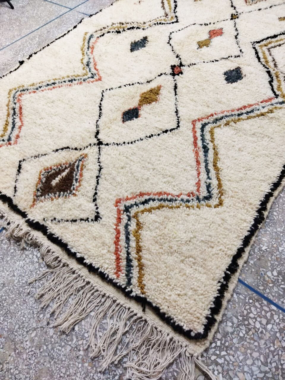 Moroccan berber carpet 239x140cm