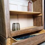 Walnut and fir bookcase - Renovated