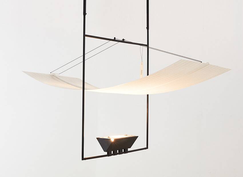Mario Botta Zefiro Hanging Lamp for Artemide Italy 1988