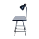 Table d'appoint avec lampe