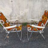 Fauteuils de camping années 70