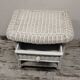 Commode et chevet en rotin blanc