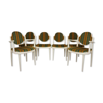 Lot of 6 chairs Thonet design Hanno Von Gustedt 60s