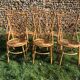 6 vintage wicker chairs 1960