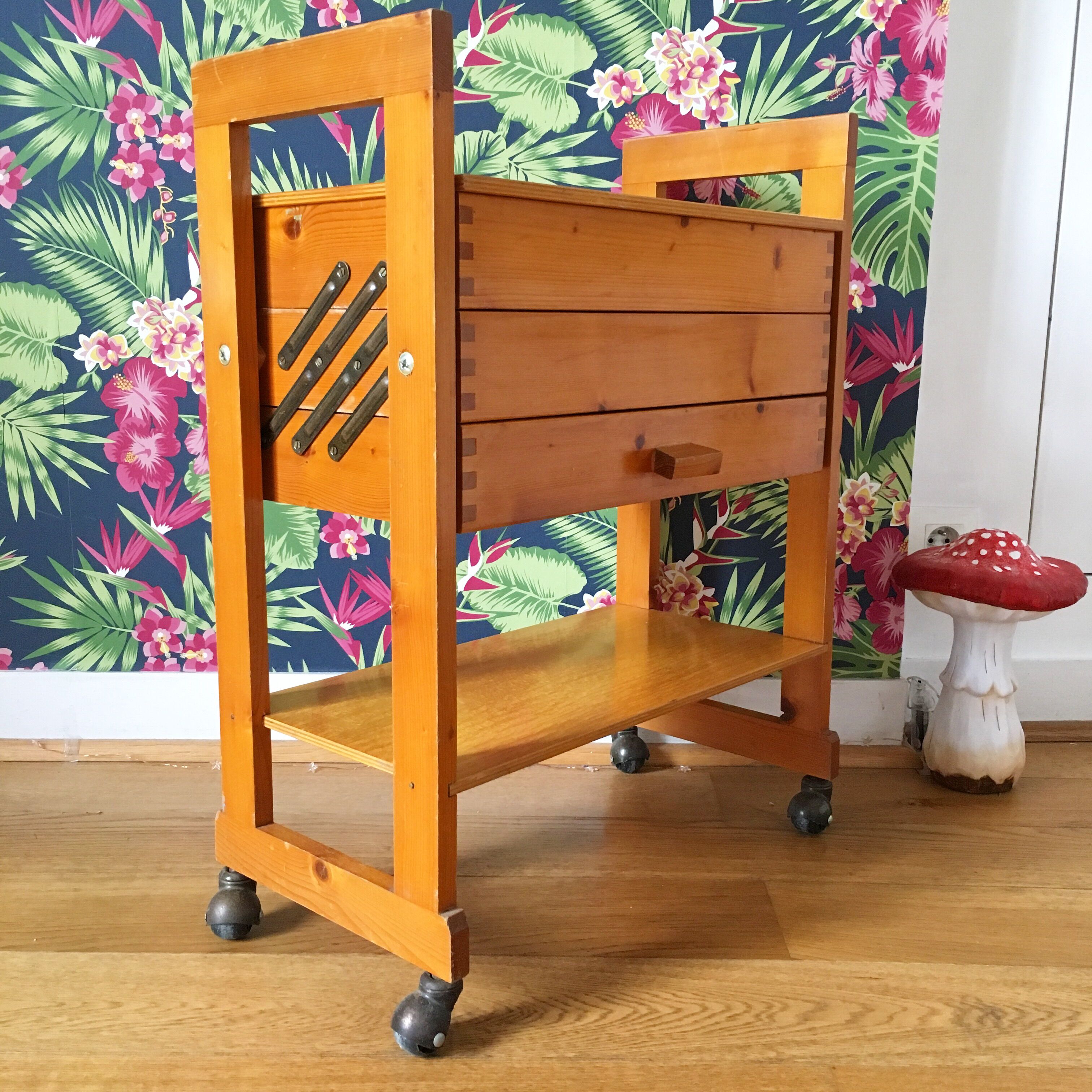 Vintage sewing basket