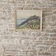 Old lithograph - Landscape Riviera Mediterranean Eze - A. Marc