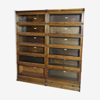 Antique globe wernicke bookcase