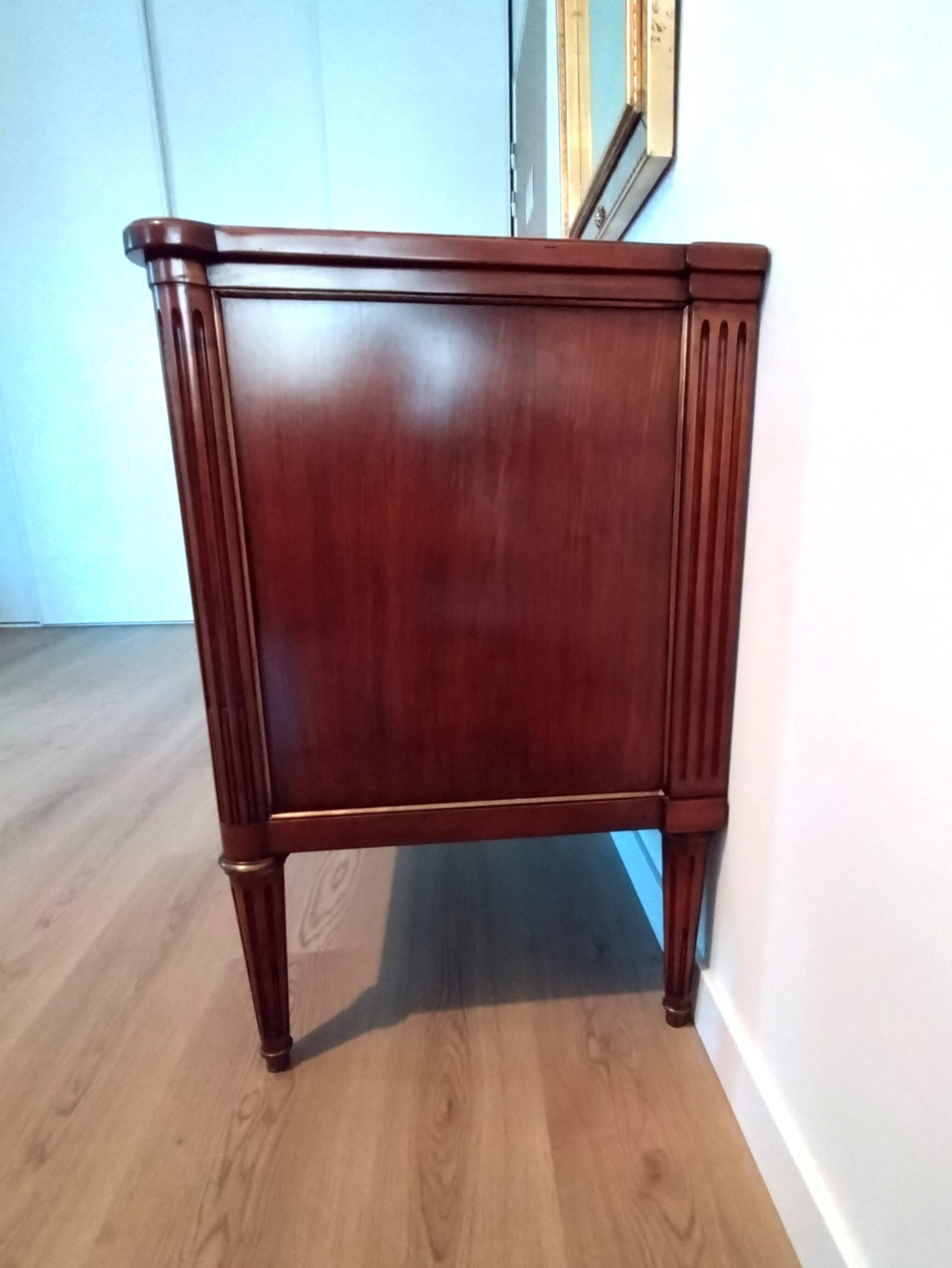 Louis XVI style chest of drawers