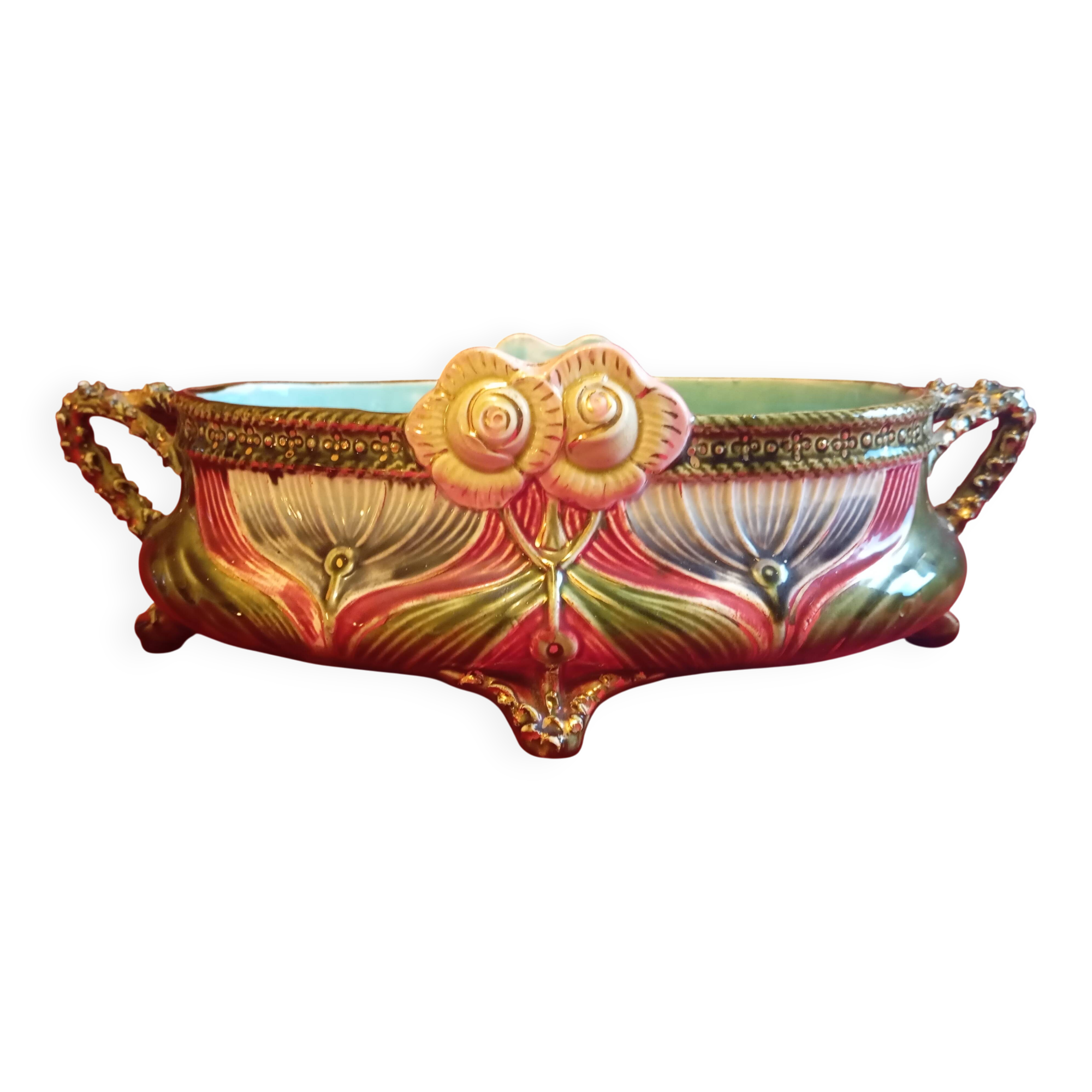 Jardiniere in barbotine