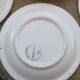 Set of small ceramic plates