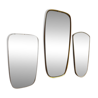 Set of 3 vintage mirrors
