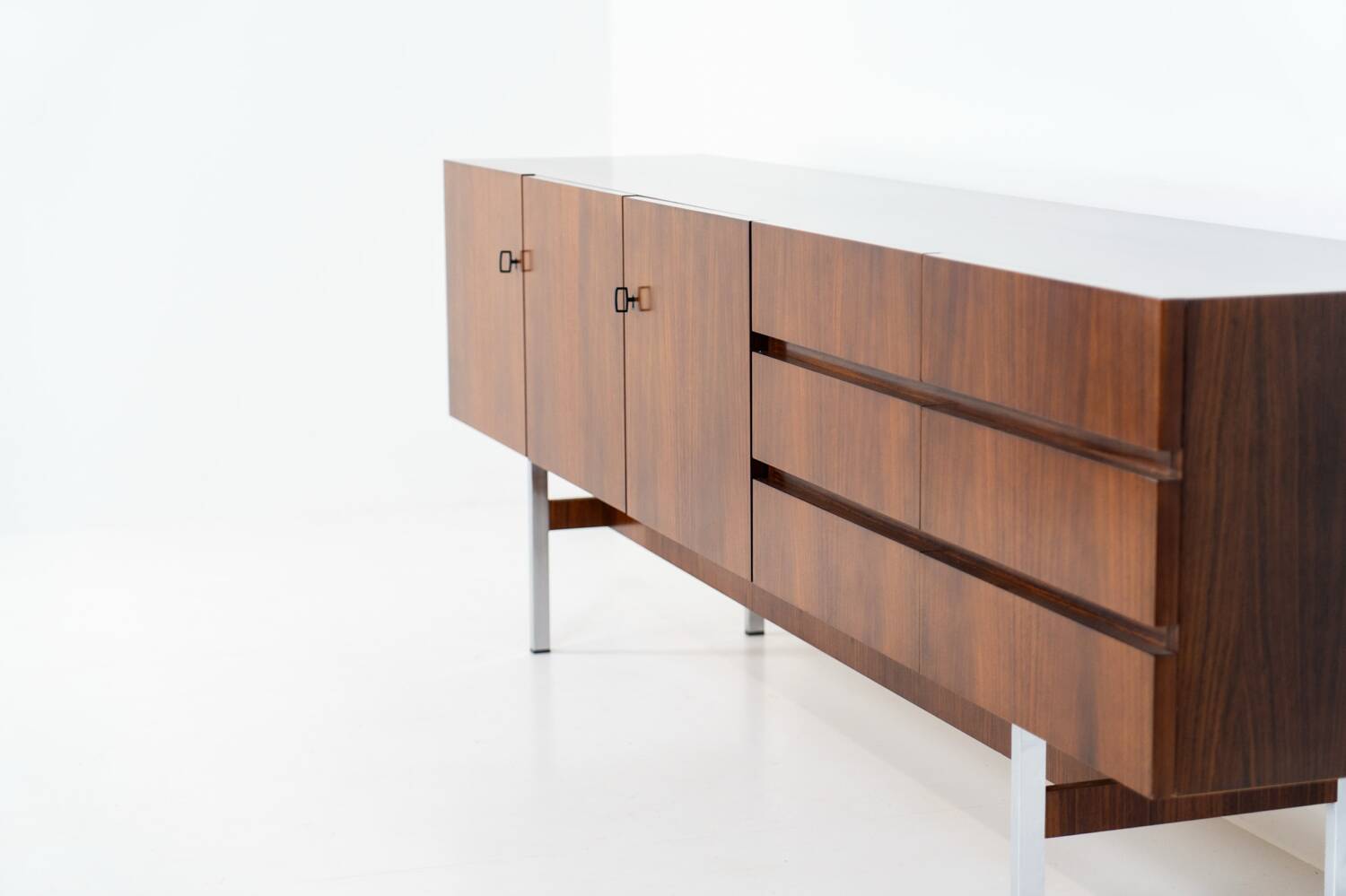 XL sideboard in rosewood by Musterring (Germany, 1960s).