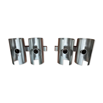 Loss of brushed aluminum sconces