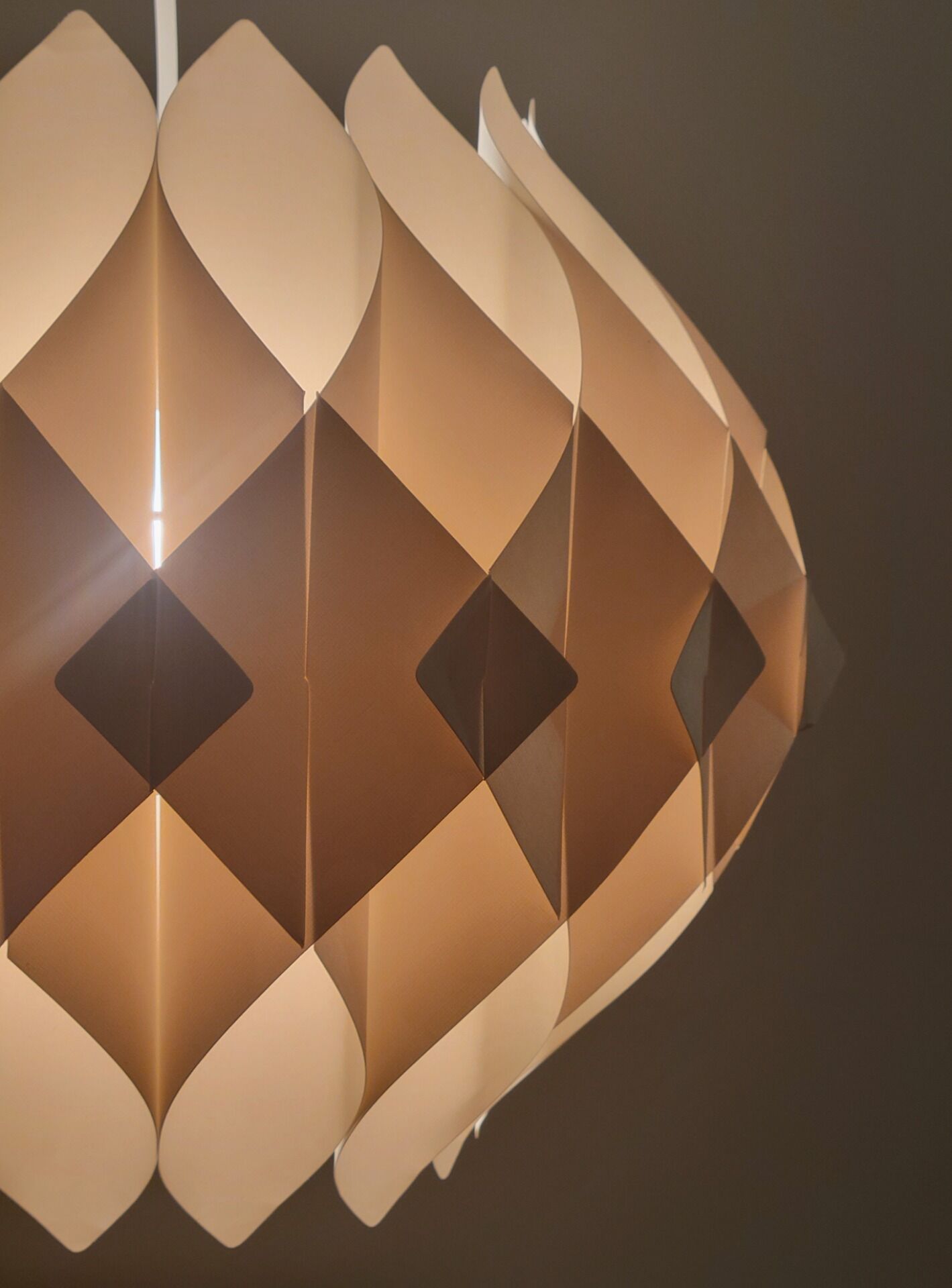 Hoyrup Butterfly pendant lamp by Lars Schiøler, Denmark, 1970s