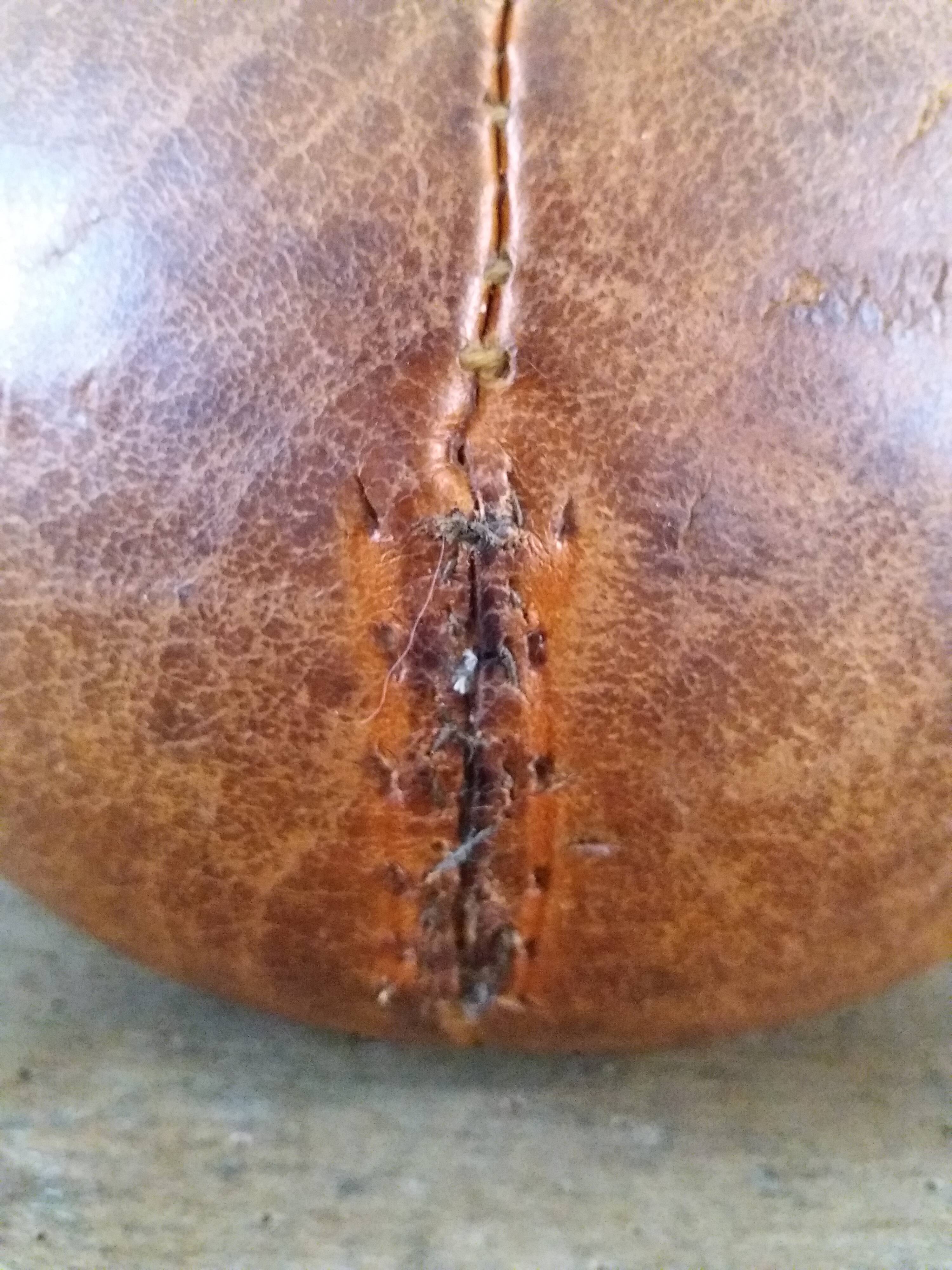 Fitness leather ball