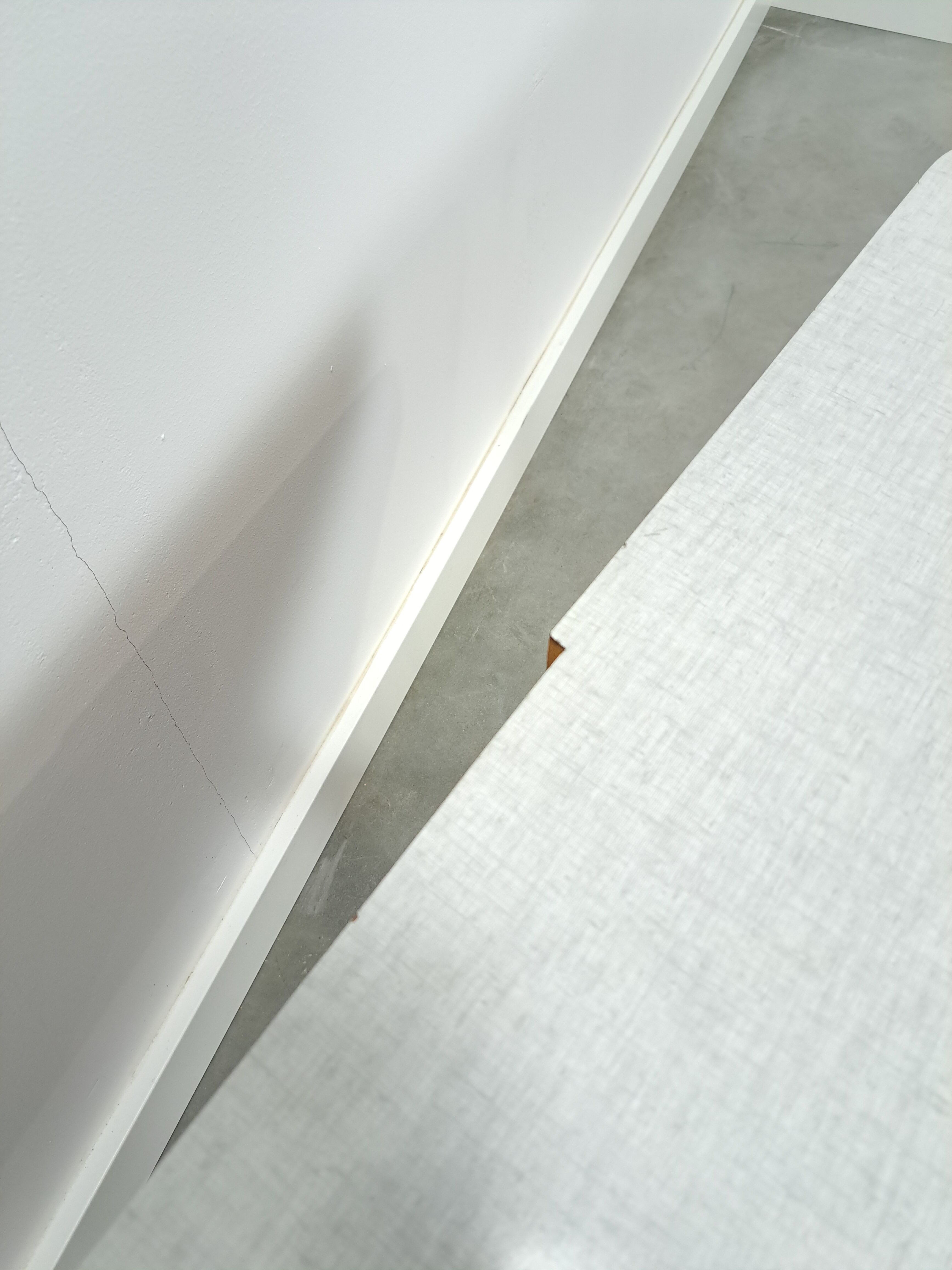 Coffee table vintage with white grey formica top