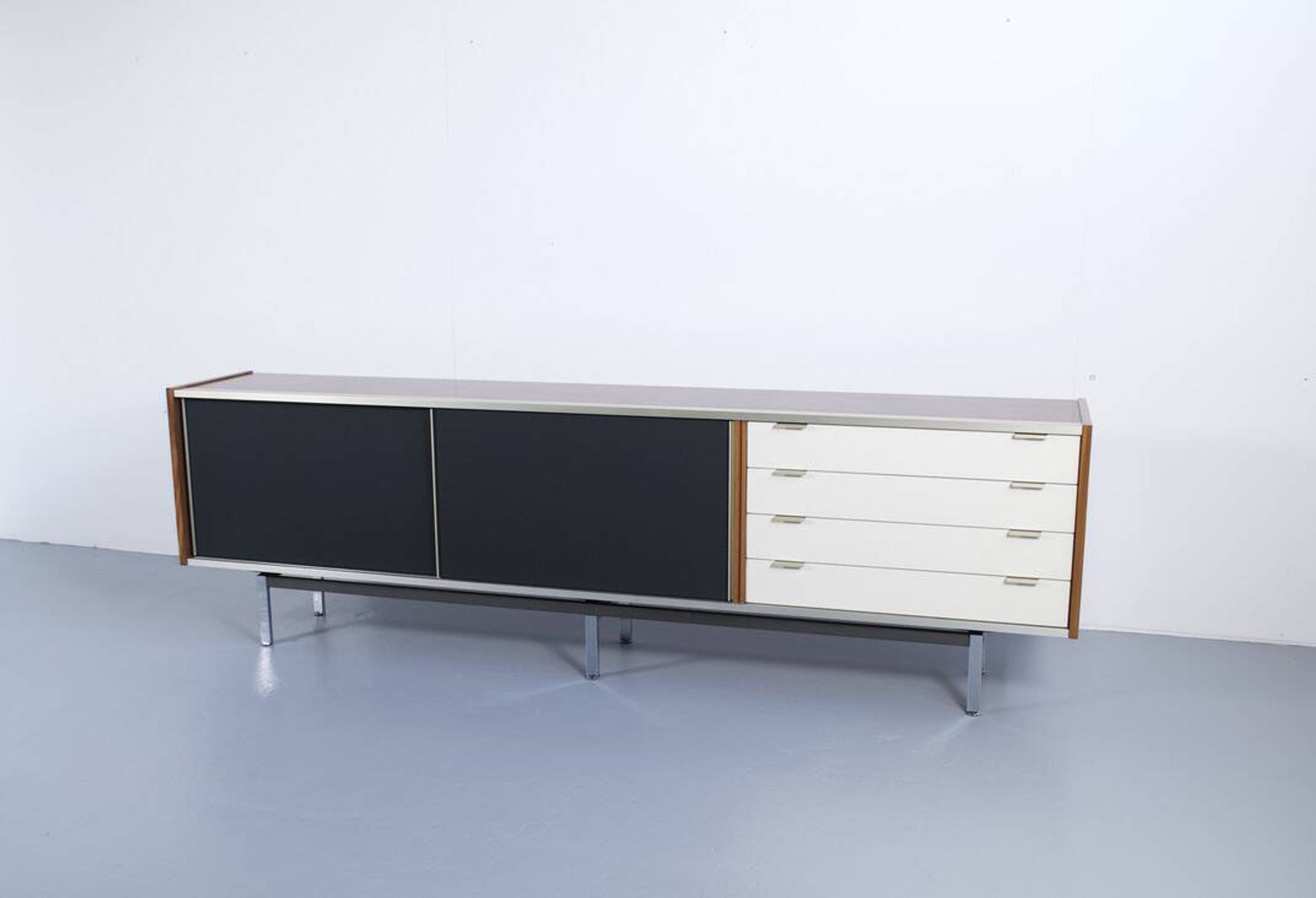 Enfilade en teck Georges Frydman édition EFA, 1963